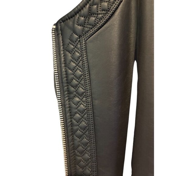 Faux Leather jacket MS mode NEW - Picture 5 of 9